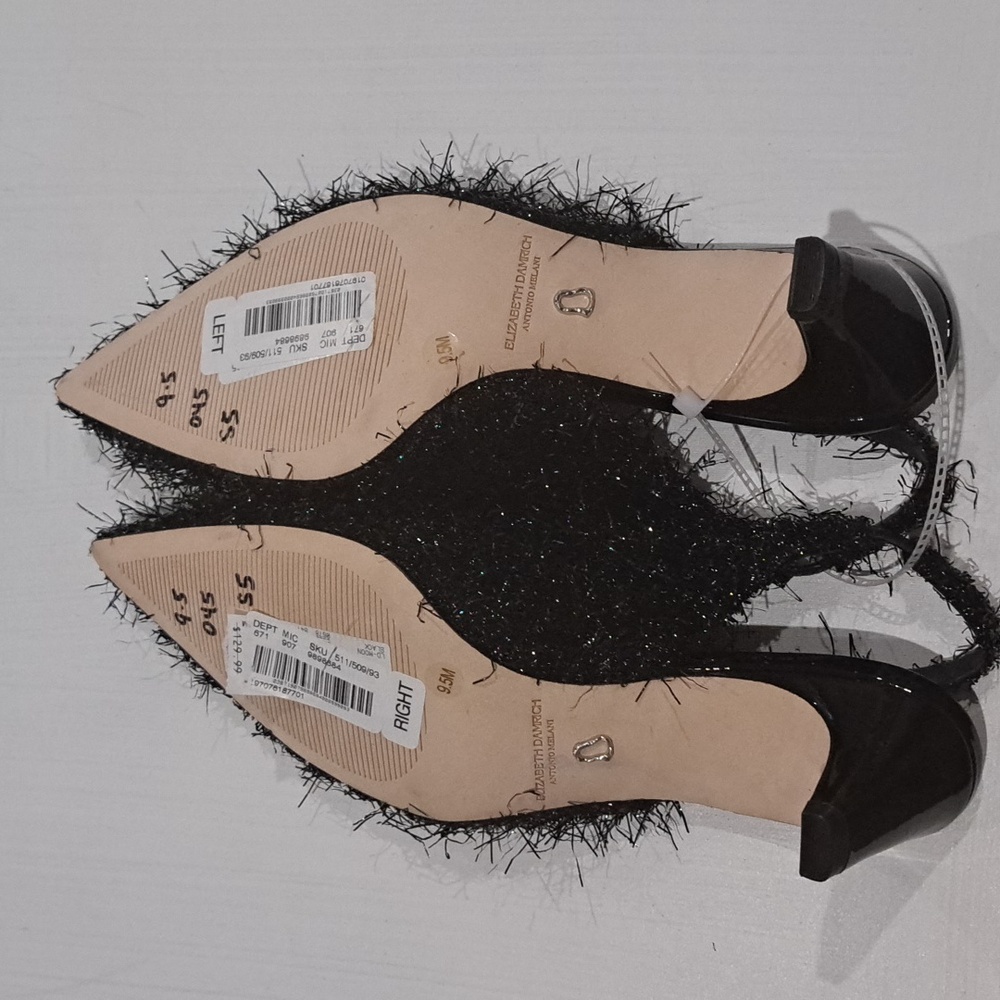 New Antonio Melani x Elizabeth Damrich Moon Boucle Slingback Pumps - Picture 7 of 8